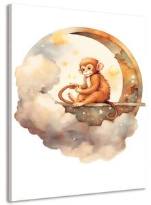 Obraz zasnená opica - 40x60