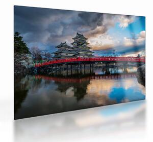 Sklenený obraz - Japonsko (70x50 cm)