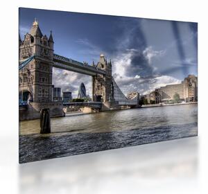 Sklenený obraz - Tower Bridge v Londýne (70x50 cm)