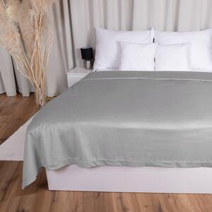 Biante Zamatový prehoz na posteľ Velvet Prémium SVP-039 Sivý 140x200 cm