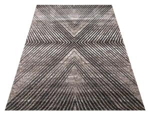 DY Hnedý koberec s geometrickým vzorom Panamero 14 Rozmer: 60x100 cm