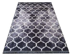 DY Čierno-biely vzorovaný koberec Horeca 01 Rozmer: 160x220 cm