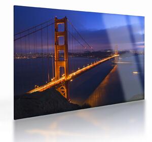 Sklenený obraz - Golden Gate Bridge (70x50 cm)