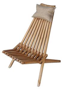 Deokork Záhradné relaxačné kreslo NIXON (teak)