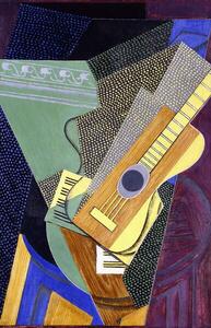 Obrazová reprodukcia Guitar on a Table; Guitare sur une Table, 1916, Gris, Juan