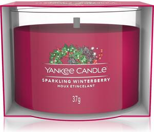 Yankee Candle Sparkling Winterberry votívna sviečka 37 g