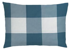 XPOSE® Bavlnená obliečka na vankúš KÁRO - modrá 50x70 cm