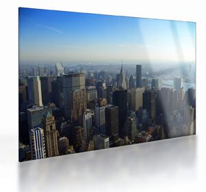 Sklenený obraz - Manhatten vo dne (70x50 cm)