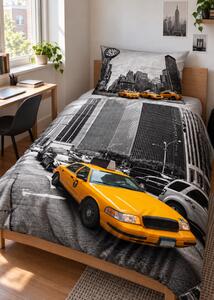3d obliečky NY Taxi 140x200 cm