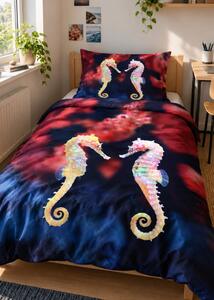 3d obliečky Seahorse mikroplyš 140x200 cm