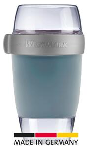 Westmark Trojdielna dóza na jedlo, 1150 ml, modrá