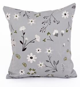Saténová obliečka na vankúš 40 x 40 cm - Vanessa sivá