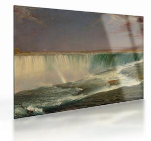 Sklenený obraz - Frederic Edwin Church, Niagara, reprodukcia (70x50 cm)