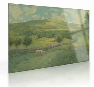 Sklenený obraz - Julian Alden Weir, Obweebetuck, reprodukcia (70x50 cm)