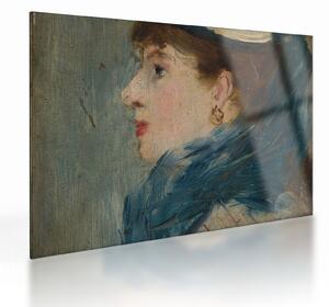Sklenený obraz - Edouard Manet, Portrait of a Lady, reprodukcia (70x50 cm)