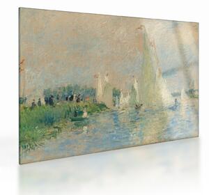 Sklenený obraz - Auguste Renoir, Regatta at Argenteuil, reprodukcia (70x50 cm)