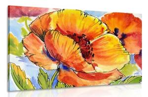Obraz kytica makových kvetov - 90x60