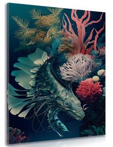 Obraz surrealistická kreveta - 40x60