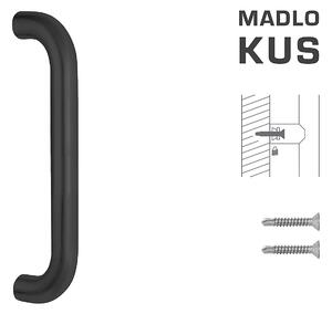 MP FT - MADLO kód K01 Ø 32 mm ST (BS - Čierna matná) - ks, Délka 382 mm350 mmØ 32 mm, MP BN (brúsená nerez)