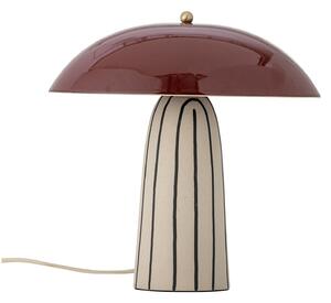 Stolové Lampa Bloomingville, Arvid, Červená, Spálňa, Keramika, Škandinávsky
