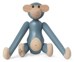 Drevená opička Monkey Mini Vintage Blue 9,5 cm