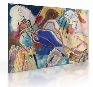 Sklenený obraz - Vasily Kandinsky, Improvisation No. 30 (Cannons), reprodukcia (70x50 cm)