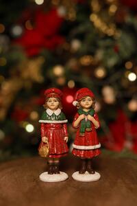 Klasik vianočná figúrka dievčatko 1ks 11cm