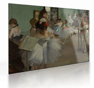Sklenený obraz - Edgar Degas, The Dance Class, reprodukcia (70x50 cm)