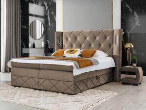 Mirjan24 Kontinentálna posteľ Banjul Lux, Rozmer postele: 120x200, Dostupné poťahy: Kameleon 09 5903211225260