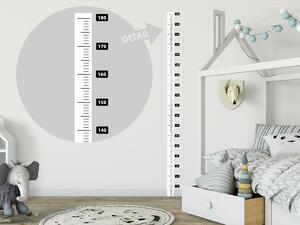 Nalepte.cz Univerzálny detský meter nálepka na stenu výška 140 cm