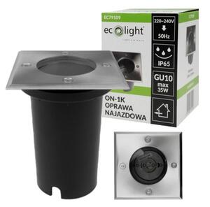 2x LED záhradné zapustené svietidlo GU10 230v do betónových kociek