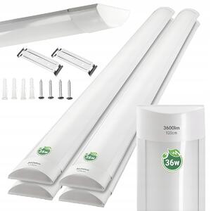 4x LED panelová lampa 120 cm 40W BERGE