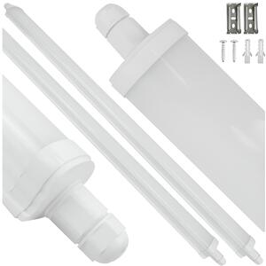 2X LED svietidlo hermetické 120cm 60W 6600lm 4000k IP65