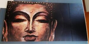 5-dielny obraz tvár Budhu - 100x50