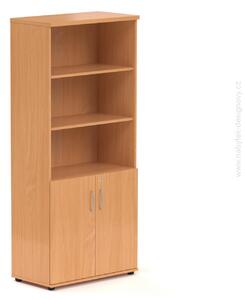 NABYTOK-DIZAJNOVY.SK - Kancelárska skriňa KOMFORT, 80×38,5×183,5 cm, dvere 2/5, buk – S582 11