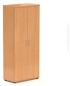 NABYTOK-DIZAJNOVY.SK - S585 11 - Kancelárska skriňa Komfort, 80x38,5x183,5 cm, dvere 5/5, buk