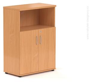 NABYTOK-DIZAJNOVY.SK - Kancelárska skriňa KOMFORT, 80×38,5×113 cm, dvere 2/3, buk – S382 11