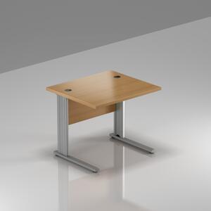 NABYTOK-DIZAJNOVY.SK - BPR08 11 - Kancelársky stôl Komfort, kovová podnož, 80x70x76cm, buk