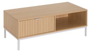 Konferenčný stolík v dekore duba v prírodnej farbe 50x110 cm Mid-Lines – Casa Selección