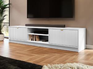 Mirjan24 Tv stolík/skrinka Razimo 2K, Farby: Biely velvet 5903211294006