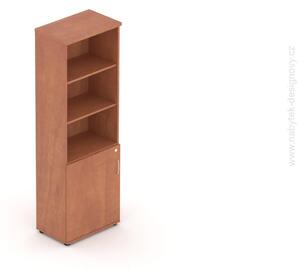 NABYTOK-DIZAJNOVY.SK - Kancelárska skriňa KOMFORT, 60×38,5×183,5 cm, dvere 2/5, calvados – S562 03