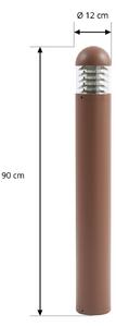 LED akumulátorové nástenné svetlo DANISH, výška 25 cm, zlatá farba, kov, Mosadz / zlato, Obývacia izba / jedáleň, kov, Nástenné svietidlo