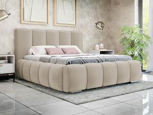 Mirjan24 Čalúnená manželská posteľ Lisko, Rozmer postele: 140x200, Farba poťahu: Paros 01 5903211307027