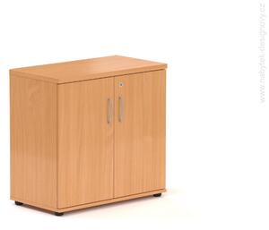 NABYTOK-DIZAJNOVY.SK - Kancelársky regál KOMFORT, 80×38,5×76 cm, dvere 2/2, buk – SB282 11
