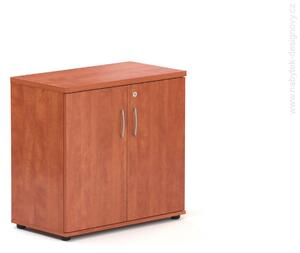 NABYTOK-DIZAJNOVY.SK - Kancelársky regál KOMFORT, 80×38,5×76 cm, dvere 2/2, calvados – SB282 03