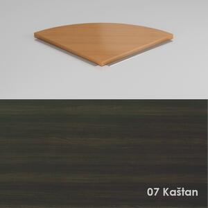 NABYTOK-DIZAJNOVY.SK - PR73 07 - Prístavný prvok Komfort 70x70 cm, gaštan/sivá