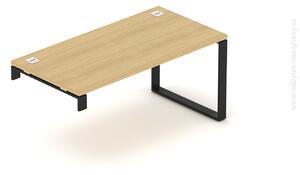 Kancelársky oporný stôl EPIC, 120cm, kovová podnož O (Komodový stôl oporný EPIC, 120cm, kovová podnož O)