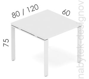 Konferenčný stôl EPIC, 80cm, oceľová podnož U (Konferenčný stôl EPIC, 80cm, oceľová podnož U)