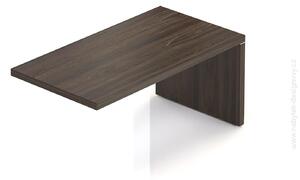 NABYTOK-DIZAJNOVY.SK - DLB16851 Manažérsky oporný stôl SOLID, 160/180/200cm, voliteľne so zásuvkami alebo bez, brest royal