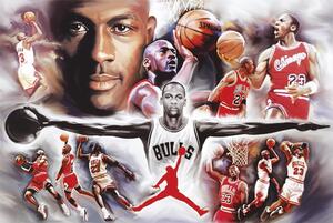 Plagát, Obraz - Michael Jordan - collage, (91.5 x 61 cm)